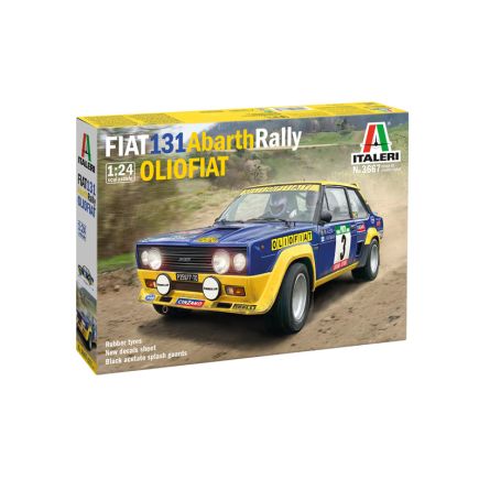 Italeri 3667 Fiat 131 Abarth Rally OLIO FIAT Plastic Kit