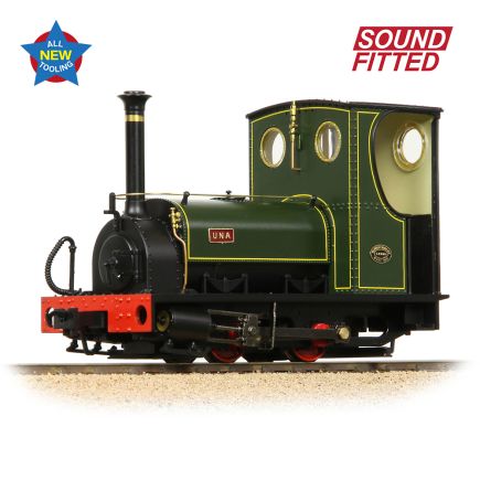 Bachmann 71-028SF NG7 Quarry Hunslet 0-4-0ST 'Una' Lined Green DCC Sound Fitted