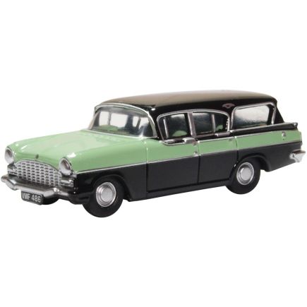 Oxford Diecast 76CFE008 OO Gauge Vauxhall Cresta Friary Estate Versailles Green And Black