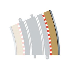 Scalextric C8238 Radius 4 Curve Outer Borders 22.5 degree x4 per pack