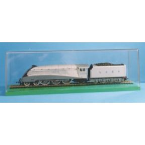 Model Railway Loco Display Case With An MDF Base