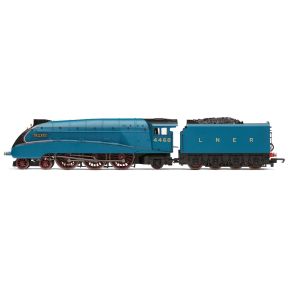 Hornby R3371 OO Gauge LNER 4-6-2 A4 4462 'Mallard' LNER Garter Blue RailRoad