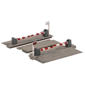 Ratio 235 N Gauge level Crossing with Barriers