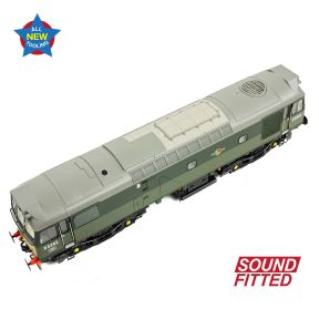 Bachmann 32-341SF OO Gauge Class 25/2 D5282 BR Two Tone Green Small Yellow Panels DCC Sound Fitted