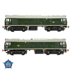 Bachmann 32-343A OO Gauge Class 25/1 D5179 BR Green Small Yellow Panels