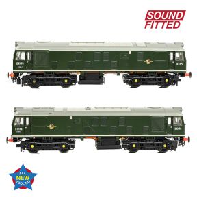 Bachmann 32-343ASF OO Gauge Class 25/1 D5179 BR Green Small Yellow Panels DCC Sound Fitted