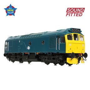 Bachmann 32-344SF OO Gauge Class 25/2 25085 BR Blue DCC Sound Fitted