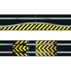 Scalextric C8194 Scalextric Jump and Side Swipe Accessory Pack