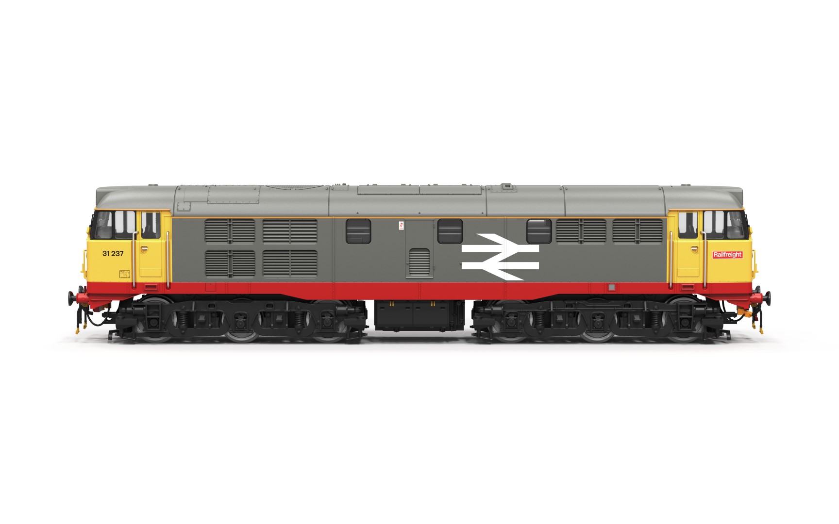 Hornby TT3073 TT Gauge Class 31 31237 BR Railfreight Red Stripe | Loco
