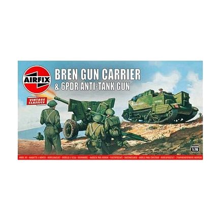 Airfix A01309V Bren Gun Carrier & 6pdr Anti-Tank Gun Plastic Kit