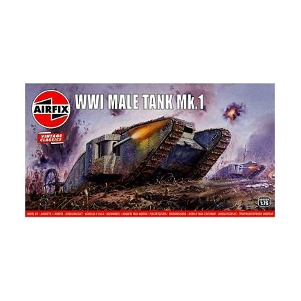 Airfix A01315V WWI Male Tank Plastic Kit