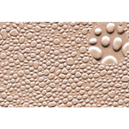 Slaters 0423 Flint/Random Pebble Walling Embossed Plasticard