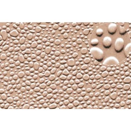 Slaters 0423 Flint/Random Pebble Walling Embossed Plasticard