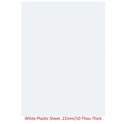 Plain Plasticard Sheet 296mm x 208mm - Various Colours And Sizes To Choose