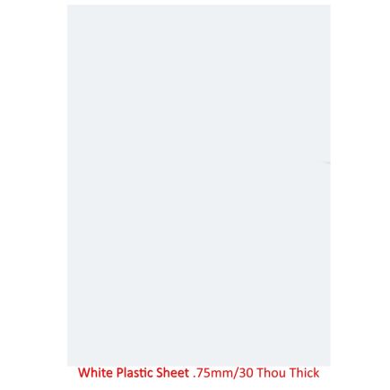 Plain Plasticard Sheet 296mm x 208mm - Various Colours And Sizes To Choose