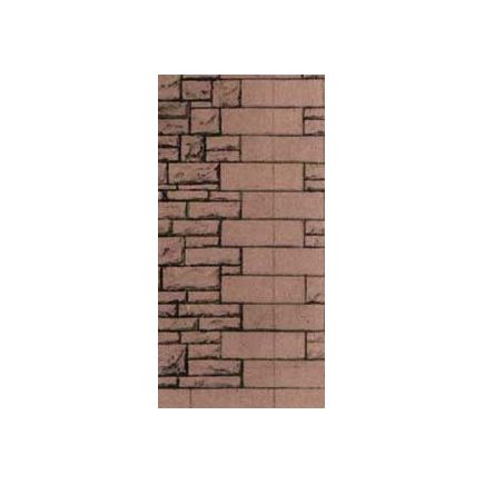 Superquick D13 OO Gauge Red Rubble Walling Building Paper (x6)