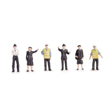 Bachmann 36-041 OO Gauge Police & Security Staff