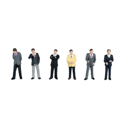 Bachmann 36-040 OO Gauge Businessmen figures x 6