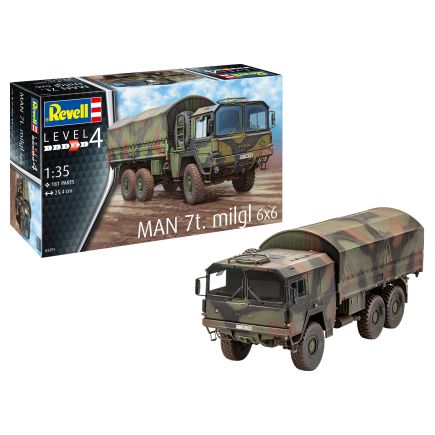 Revell 03291 MAN 7 Ton Milgl 6x6 Plastic Kit