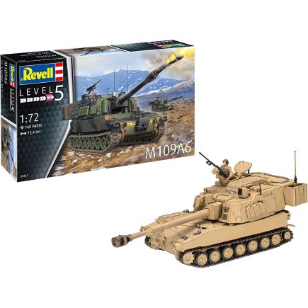 Revell 03331 M109-A6 Paladin Self Propelled Gun Plastic Kit