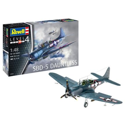 Revell 03869 SBD-5 Dauntless US Navy Dive Bomber Plastic Kit