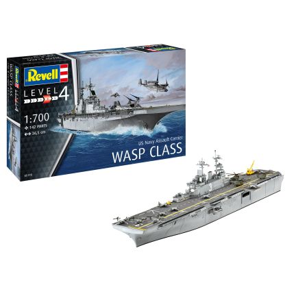 Revell 05178 US Assault Carrier USS Wasp Plastic Kit