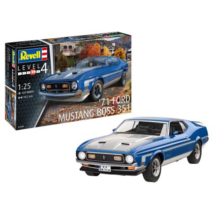 Revell 07699 1971 Mustang Boss 351 Plastic Kit