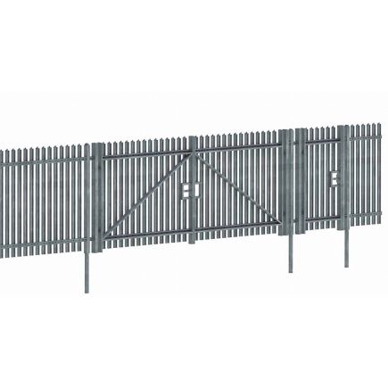 Wills SSM316 OO Gauge Modern Palisade Fencing with Gates