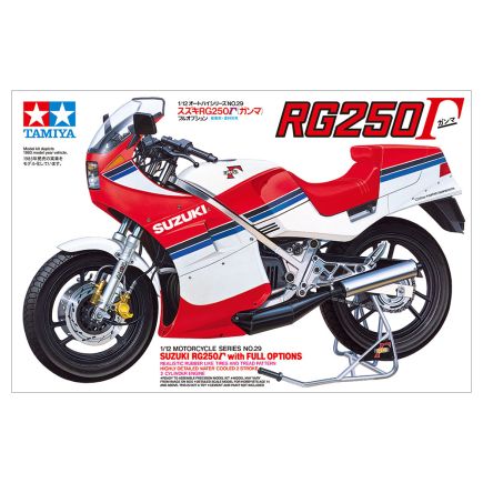 Tamiya 14029 Suzuki RG250 F Motorbike Full Options Plastic Kit