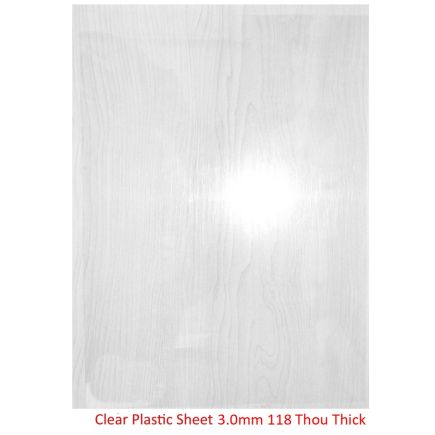 Plain Plasticard Sheet 296mm x 208mm - Various Colours And Sizes To Choose