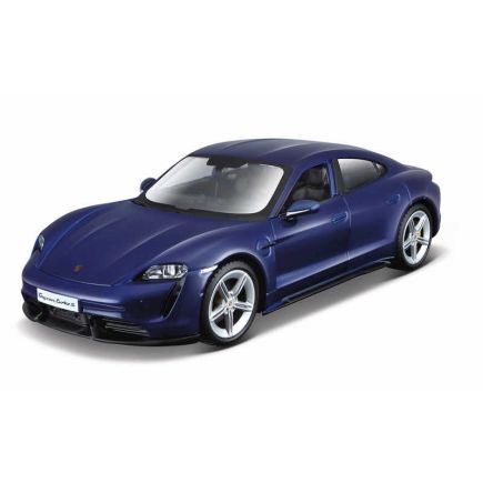 Bburago 18-21098 Porsche Taycan Turbo S Blue