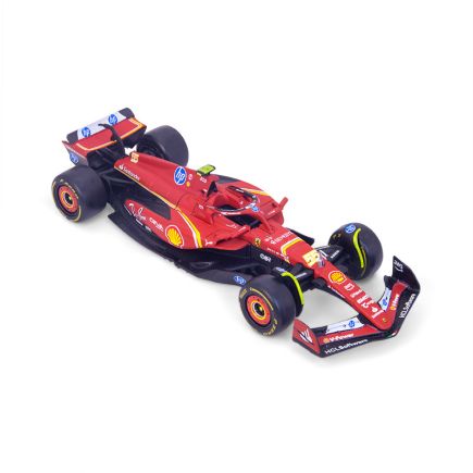 Bburago 18-36844S Ferrari SF-24 No.55 Carlos Sainz 2024 Formula 1 Season