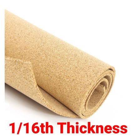 Roll Of Cork 1/16th Inch Thick (36' x 24')