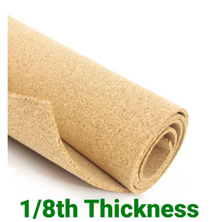 Roll Of Cork 1/8th Inch Thick (36' x 24')
