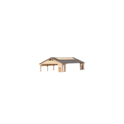 Ratio 207 N Gauge GWR Station Train Shed Plastic Kit