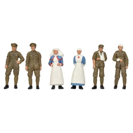 Bachmann 36-409 OO Gauge WW1 Medical Staff and Soldiers