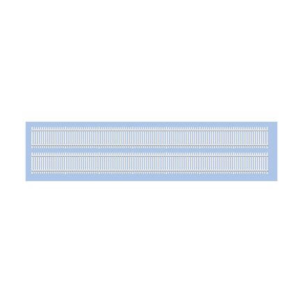 Ratio 244 N Gauge GWR Trackside Fencing White Straights Plastic Kit