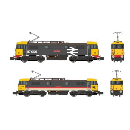 Dapol 2D-087-007 N Gauge Class 87 Twin Pack 87006 'City Of Glasgow' And 87012 'Coeur De Lyon'