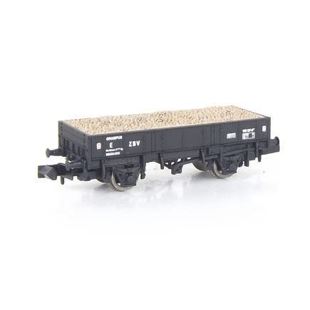 Dapol 2F-060-015 N Gauge Grampus Ballast Wagon BR Black DB985834