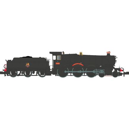 Dapol 2S-001-008S N Gauge GW Manor 4-6-0 7800 'Torquay Manor' BR Black Early Crest DCC Sound Fitted