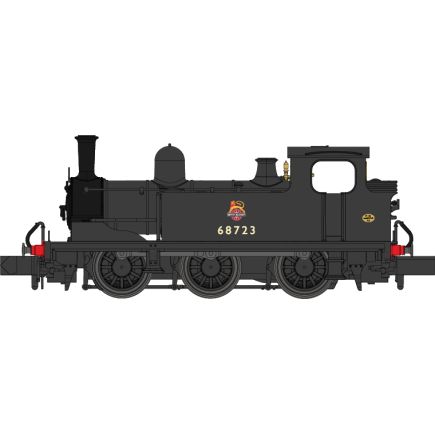 Dapol 2S-022-004 N Gauge LNER J72 0-6-0 68723 BR Black Early Crest