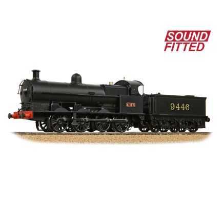 Bachmann 31-483SF OO Gauge LNWR G2 0-8-0 9446 LMS Black DCC Sound Fitted