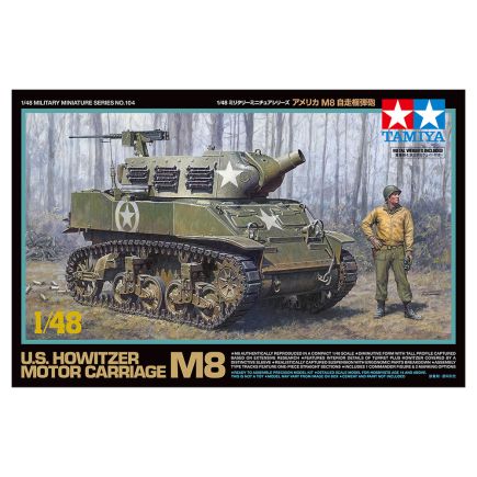 Tamiya 32604 US Howitzer Motor Carriage M8 Plastic Kit