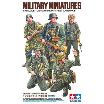 Tamiya 35382 German Infantry Late World War 2 Plastic Kit