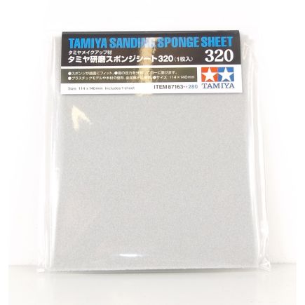 Tamiya 87163 Sanding Sponge 320 Grit