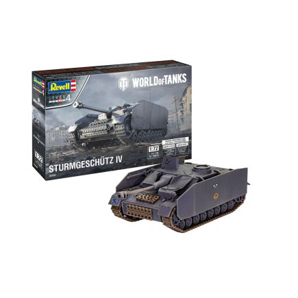 Revell 03502 Stug 4 Tank Destroyer World Of Tanks Plastic Kit