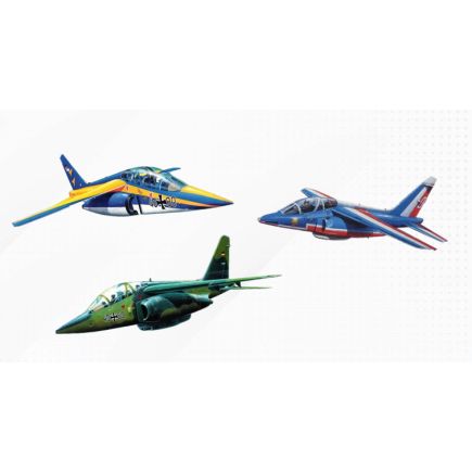 Revell 03810 French Alpha Jet 50th Anniversary Triple Set Plastic Kit