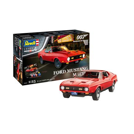 Revell 05664 James Bond Ford Mustang Mach 1 Plastic Kit Gift Set