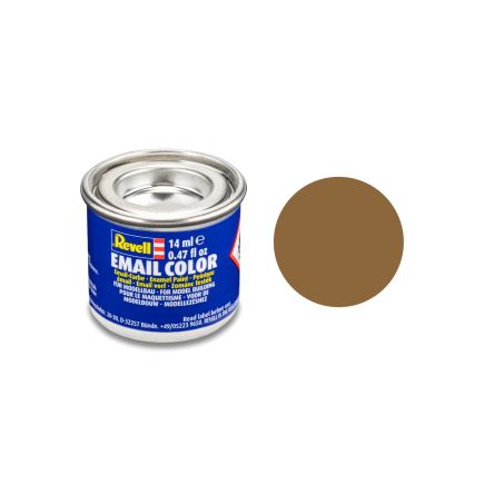 Revell 32182 No.82 Matt Dark Earth Enamel Paint 14ml Tin