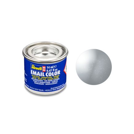 Revell 32190 No.90 Metallic Silver Enamel Paint 14ml Tin